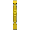 Regal Draped Baluster - STL 3D Model