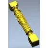 Regal Draped Baluster - STL 3D Model