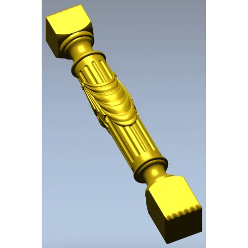 Regal Draped Baluster - STL 3D Model