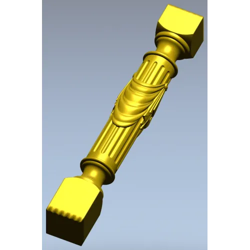Regal Draped Baluster - STL 3D Model