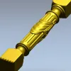 Regal Draped Baluster - STL 3D Model