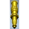 Daisy Acanthus Baluster - STL 3D model for CNC