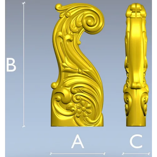 Элегантная классическая балясина - 3D модель STL для ЧПУ