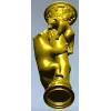Балясина "Лесное Объятие" - медведи и листва, 3D модель STL для ЧПУ
