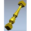 Балясина с витым стволом и акантовым орнаментом - 3D модель STL для ЧПУ