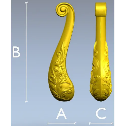 Балясина-ножка "Венеция" - 3D модель STL для ЧПУ