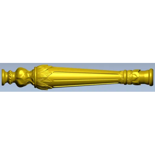 Regal Acanthus - detailed STL 3D model for CNC baluster milling