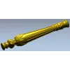 Regal Acanthus - detailed STL 3D model for CNC baluster milling
