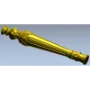 Regal Acanthus - detailed STL 3D model for CNC baluster milling