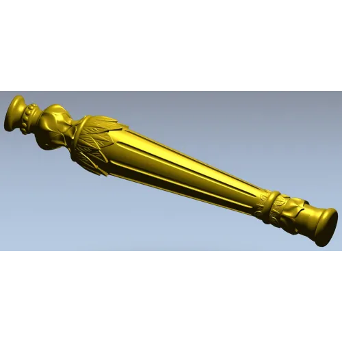 Regal Acanthus - detailed STL 3D model for CNC baluster milling