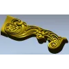 Резная ножка в стиле рококо - 3D модель STL для ЧПУ