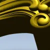 Резная ножка в стиле рококо - 3D модель STL для ЧПУ