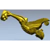 Крылатый грифон - декоративная мебельная ножка (STL)