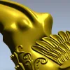 Крылатый грифон - декоративная мебельная ножка (STL)