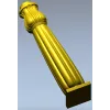 Балясина "Тюльпан" - STL 3D модель для ЧПУ