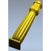 Балясина "Тюльпан" - STL 3D модель для ЧПУ