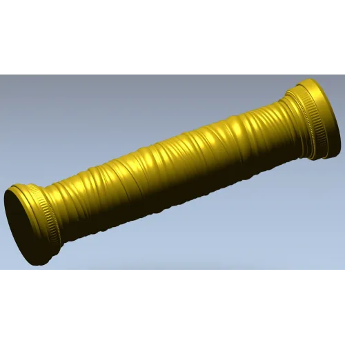 Rope-Twist Baluster STL for CNC