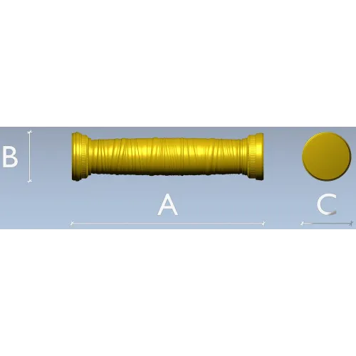 Rope-Twist Baluster STL for CNC