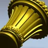 Классическое навершие для балясины - 3D модель STL для ЧПУ