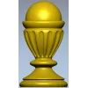 Балясина-навершие "Флорентийская" - 3D модель STL для ЧПУ
