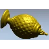 Навершие "Ананас" - 3D STL модель для ЧПУ