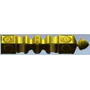 Rosette Acorn Baluster - STL 3D model for CNC