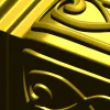 Классическая декоративная stl модель для ЧПУ - балясинный элемент с розеткой