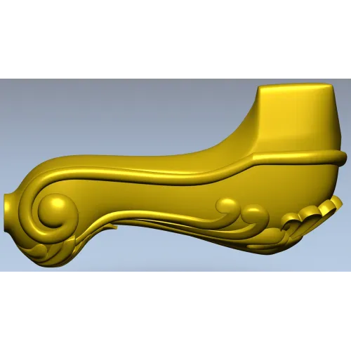 3D модель ножки в стиле рококо (STL) для ЧПУ