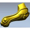 3D модель ножки в стиле рококо (STL) для ЧПУ