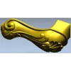 3D модель ножки в стиле рококо (STL) для ЧПУ