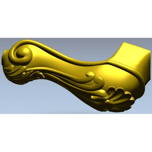 3D модель ножки в стиле рококо (STL) для ЧПУ