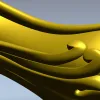 3D модель ножки в стиле рококо (STL) для ЧПУ
