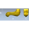 3D модель ножки в стиле рококо (STL) для ЧПУ