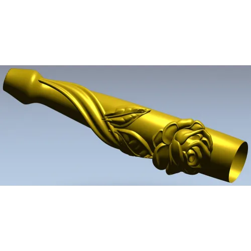 Балясина "Роза вьющаяся" - 3D модель STL для ЧПУ