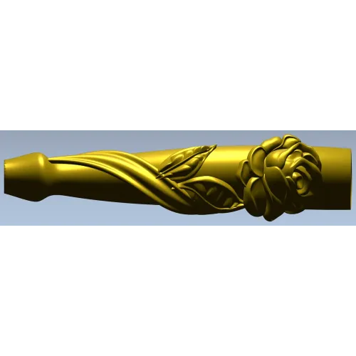 Балясина "Роза вьющаяся" - 3D модель STL для ЧПУ