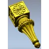 Барочная декоративная ножка - 3D модель STL для ЧПУ