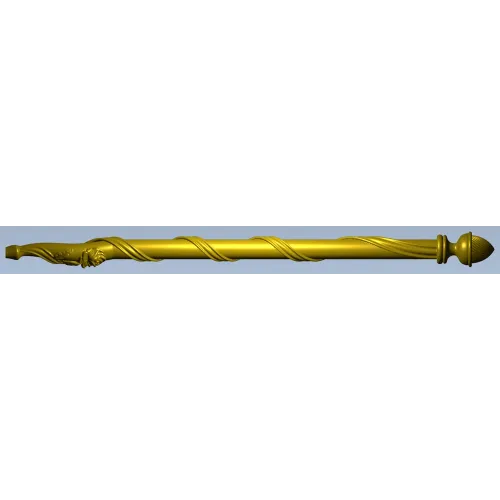 Florentine Spiral Baluster - STL 3D Model for CNC Milling