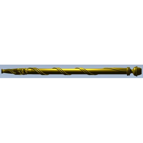 Florentine Spiral Baluster - STL 3D Model for CNC Milling