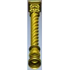 Spiral Acanthus Baluster - STL 3D model for CNC router