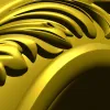 Кабриольная мебельная ножка с акантом - 3D модель STL для ЧПУ
