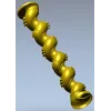 Балясина "Виноградная спираль" - 3D модель STL для ЧПУ