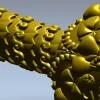 Балясина "Солнечный флорель" - 3D модель STL для ЧПУ