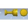 Балясина "Солнечный флорель" - 3D модель STL для ЧПУ