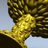 3D модель чаши "Чаша Перелив" в формате STL для ЧПУ