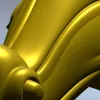 Балясина-кронштейн с цветочным мотивом - 3D модель STL для ЧПУ