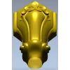 Балясина-кронштейн с цветочным мотивом - 3D модель STL для ЧПУ