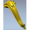 Классическая декоративная ножка в стиле ренессанс - 3D модель STL для ЧПУ