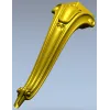 Классическая декоративная ножка в стиле ренессанс - 3D модель STL для ЧПУ