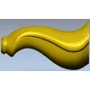 S-Flow Baluster - STL 3D model for CNC