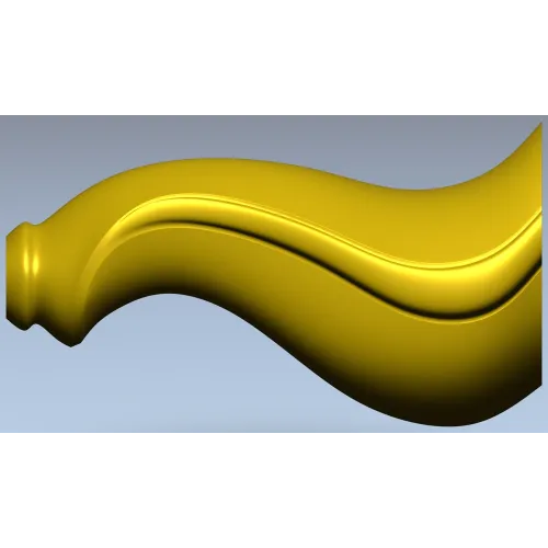 S-Flow Baluster - STL 3D model for CNC